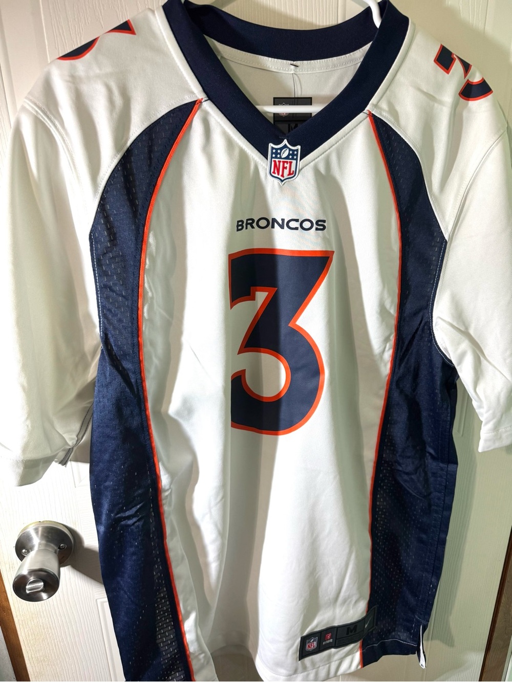 Russell Wilson Denver Broncos Nike Game Jersey DVGR White Size M